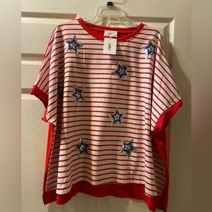 Super cute Fantastic Fawn boutique top. Oversized
